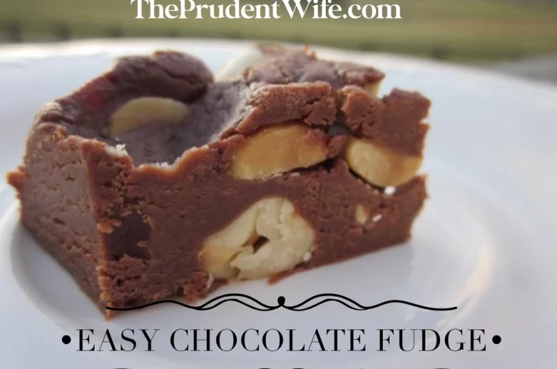 Easy Chocolate Fudge on the Stove